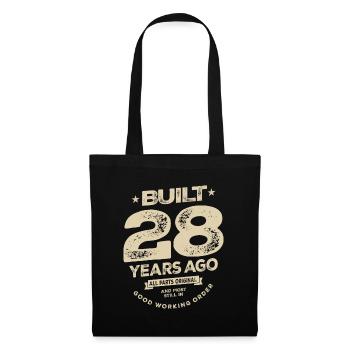 Funny 28th Birthday Age 28 Years Old - Tote Bag - black - Front