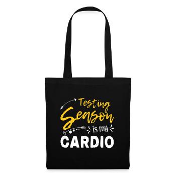 Journée de test pour les enseignants - La saison des tests est mon ca - Sac en tissu - noir - Devant