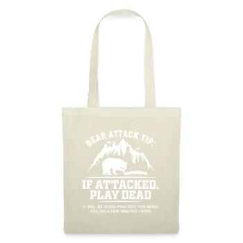 Astuce d’attaque d’ours de montagne Si vous êtes attaqué, jouez à Deadsna - Sac en tissu - nature - Devant