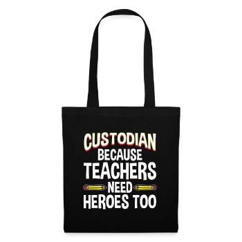 Funny School Custodian Design For Men Women Janito - Tote Bag - black - Front