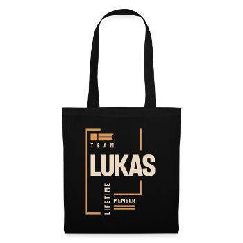 Lukas Personalized Name - Funny Lukas - Tote Bag - black - Front