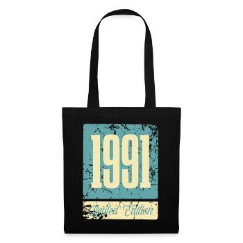 1991 Anniversaire de naissance Année de naissance - Sac en tissu - noir - Devant