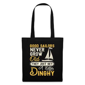 Good Sailors Never Grow Old - Sailing Sailboat Sai - Tote Bag - black - Front