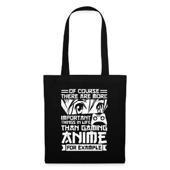 Japanese Funny There Are More Important Things Inf - Tote Bag - black - Front