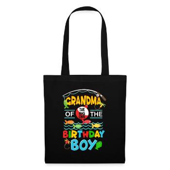 O Fish Ally One Birthday Outfit Grandma Of The Bir - Tote Bag - black - Front