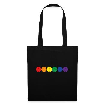 LGBT Flag Pickleball Lover Pickler Pride Rainbowam - Tote Bag - black - Front