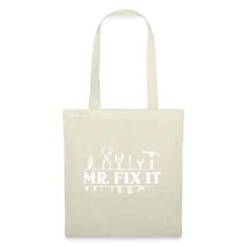 Mens Mr. Fix It pour un artisan bricoleur - Sac en tissu - nature - Devant