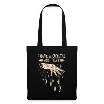 J’ai un cristal pour çagéologuesfossilspromiseg - Sac en tissu - noir - Devant