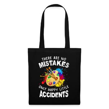 Il n’y a pas d’erreurs seulement des petits accidents heureux - Sac en tissu - noir - Devant