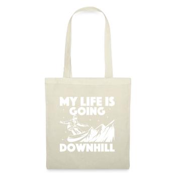 Cool Snowboarding Art Pour Hommes Femmes Snowboard Neige - Sac en tissu - nature - Devant