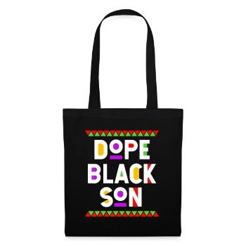 Black Son African American Black History Monthson - Stoffbeutel - Schwarz - Vorne