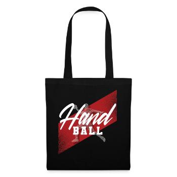 Handball Handballer - Stoffbeutel - Schwarz - Vorne