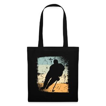 Eishockey Hockey sur glace - Sac en tissu - noir - Devant