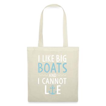 Cruise Trip Gifts I Like Big Boats and I Cannot Li - Tote Bag - nature - Front
