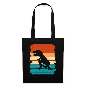 T-Rex - Stoffbeutel - Schwarz - Vorne