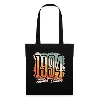 1994 Année de naissance Anniversaire Année de construction Vintage Rétro - Sac en tissu - noir - Devant