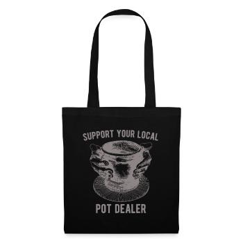 Support your local Pot Pottery Dealer for Makerpo - Tote Bag - black - Front