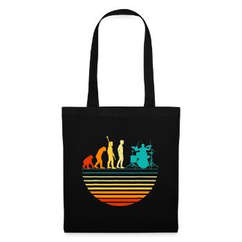 Cool Drummer Drumming Drums Percussion I Evolution - Sac en tissu - noir - Devant