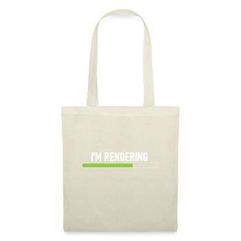 Ich rendere - Video Editor Editing Filmemacher Vid - Stoffbeutel - Natur - Vorne