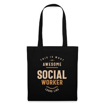 Social Worker - Tote Bag - black - Front
