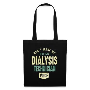 Dialysis Technician - Tote Bag - black - Front