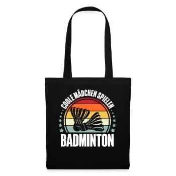 Badminton - Stoffbeutel - Schwarz - Vorne