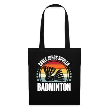 Badminton - Stoffbeutel - Schwarz - Vorne