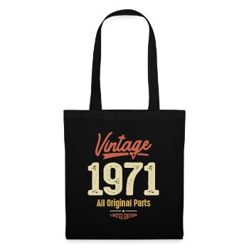 Vintage 1971 - 52nd Birthday Classic Born 1971 - Tote Bag - black - Front