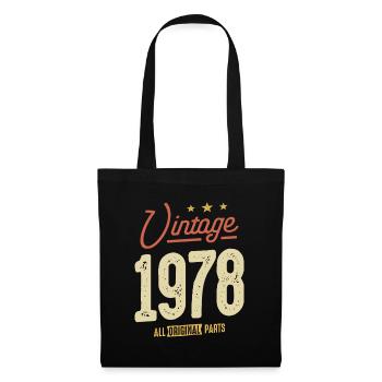 Vintage 1978 - 45th Birthday Classic Born 1978 - Tote Bag - black - Front