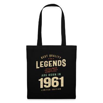 1961 Birthday 62 Years Old - Tote Bag - black - Front