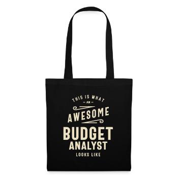 Budget Analyst Job Title Occupation Birthday - Tote Bag - black - Front