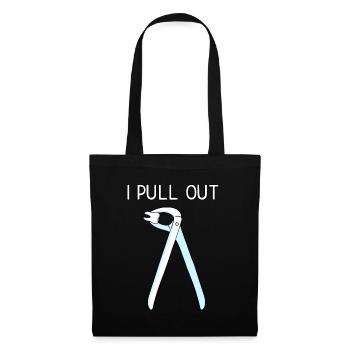 Je sors forceps dentaires instruments dentistes toot - Sac en tissu - noir - Devant