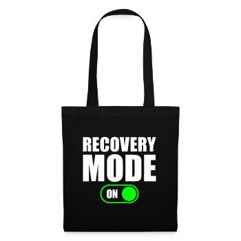 Recovery Mode On idea Cool Recovery idea Recovery - Tote Bag - black - Front