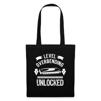 Level Overbending Unlocked Harmonicist Gift Idea - Stoffbeutel - Schwarz - Vorne