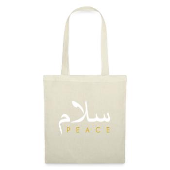 Salam Peace Arabic Calligraphy - Tote Bag - nature - Front
