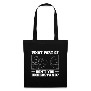 Funny Basketball Coach For Men Women Tactic Diagra - Tote Bag - black - Front