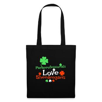 Les paraprofessionnels adorent les manigances de la Saint-Patrick - Sac en tissu - noir - Devant