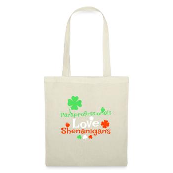 Les paraprofessionnels adorent les manigances de la Saint-Patrick - Sac en tissu - nature - Devant