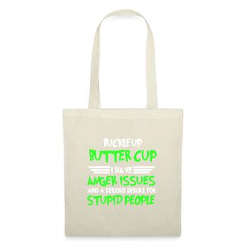 Patricks Day Buckle Up Buttercup I Have Anger Issu - Tote Bag - nature - Front