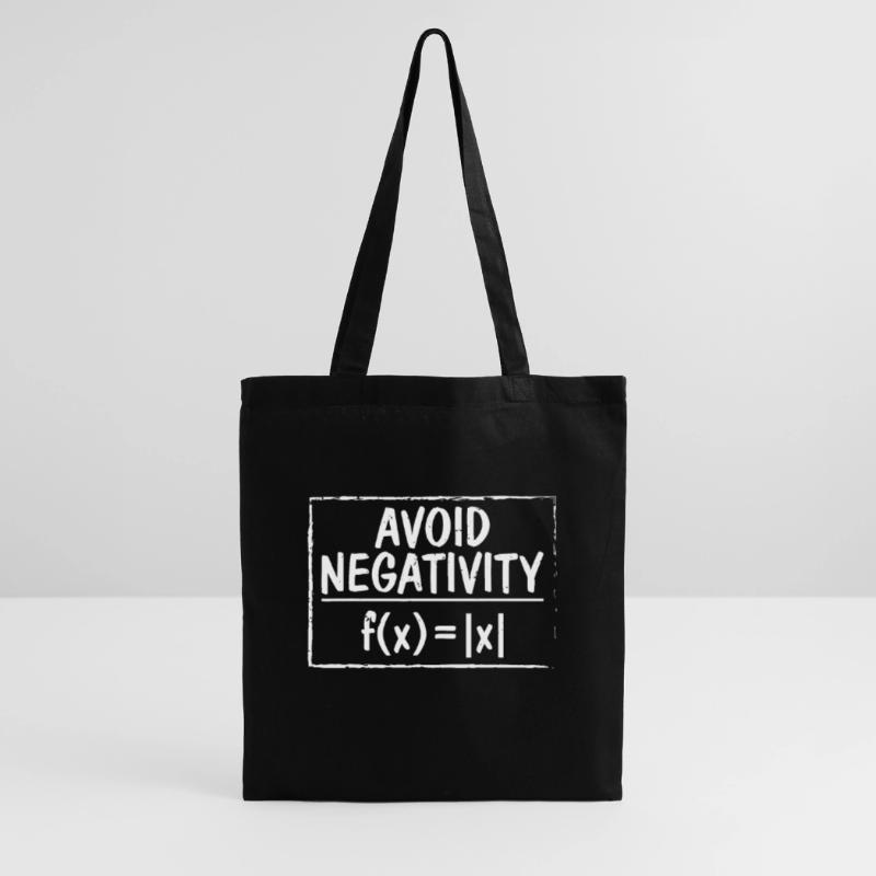 Avoid Negativity Funny Math Problem Engineeravoid Tote Bag