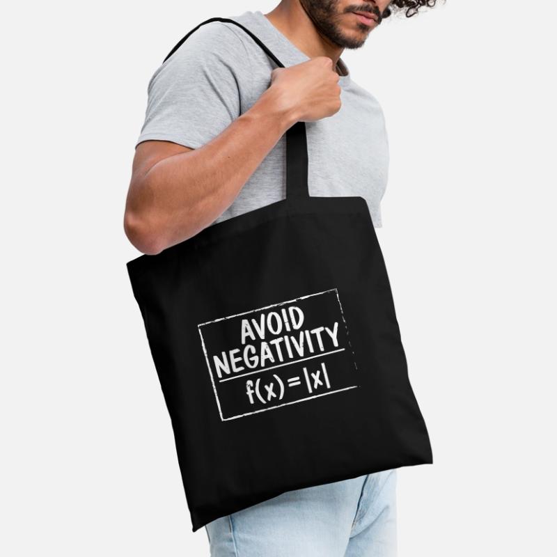 Avoid Negativity Funny Math Problem Engineeravoid Tote Bag