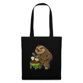 Sloth Grill King Grill Master Grill Tongs Grill - Sac en tissu - noir - Devant