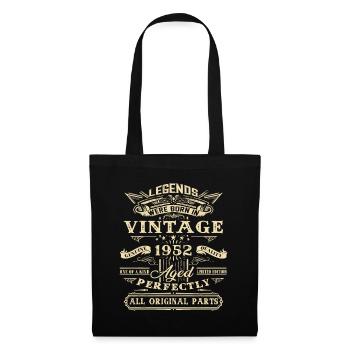 Cadeau d’anniversaire de 70 ans pour les légendes nées en 1952 70 ans - Sac en tissu - noir - Devant