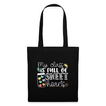 Professeurs Saint-Valentin Ma classe est pleine de Sweeth - Sac en tissu - noir - Devant