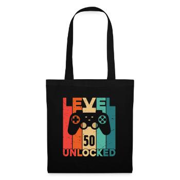 Level 50 Unlocked - Tote Bag - black - Front
