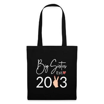 Promoted To Big Sister 2023 Cute Big Sister 2023 - Tote Bag - black - Front