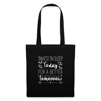 Support Sleep Deprived Mom Life Self Care Mental - Stoffbeutel - Schwarz - Vorne