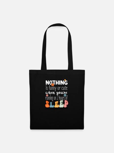 Support other Sleep Deprived Mom out there - Stoffbeutel - Schwarz