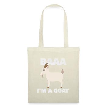 Baa I'm A Goat Costume Animal Funny Halloween Part - Tote Bag - nature - Front