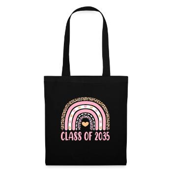 Classe de 2035 Rainbow Leopard Pre-k Grow with Me G - Sac en tissu - noir - Devant